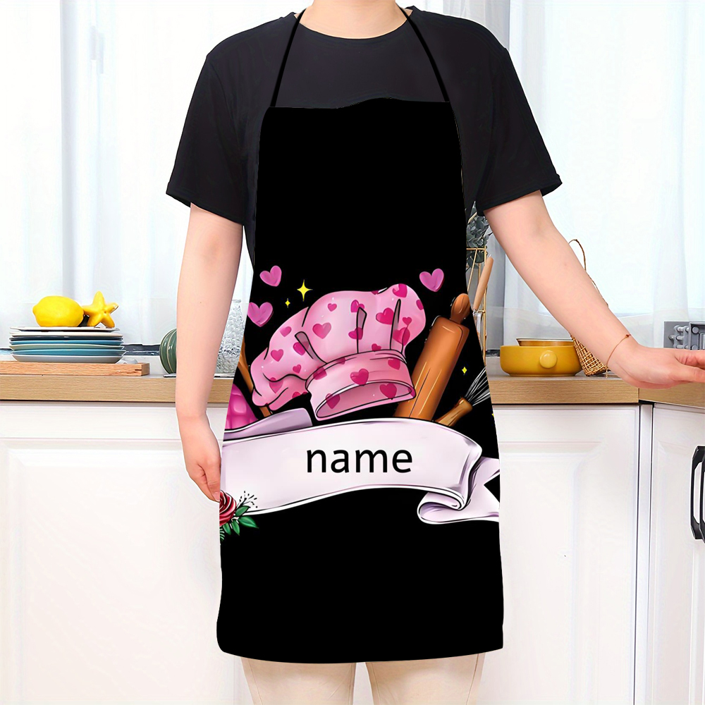 Kitchen Gadgets Name - Tablier personnalisé avec texte de nom