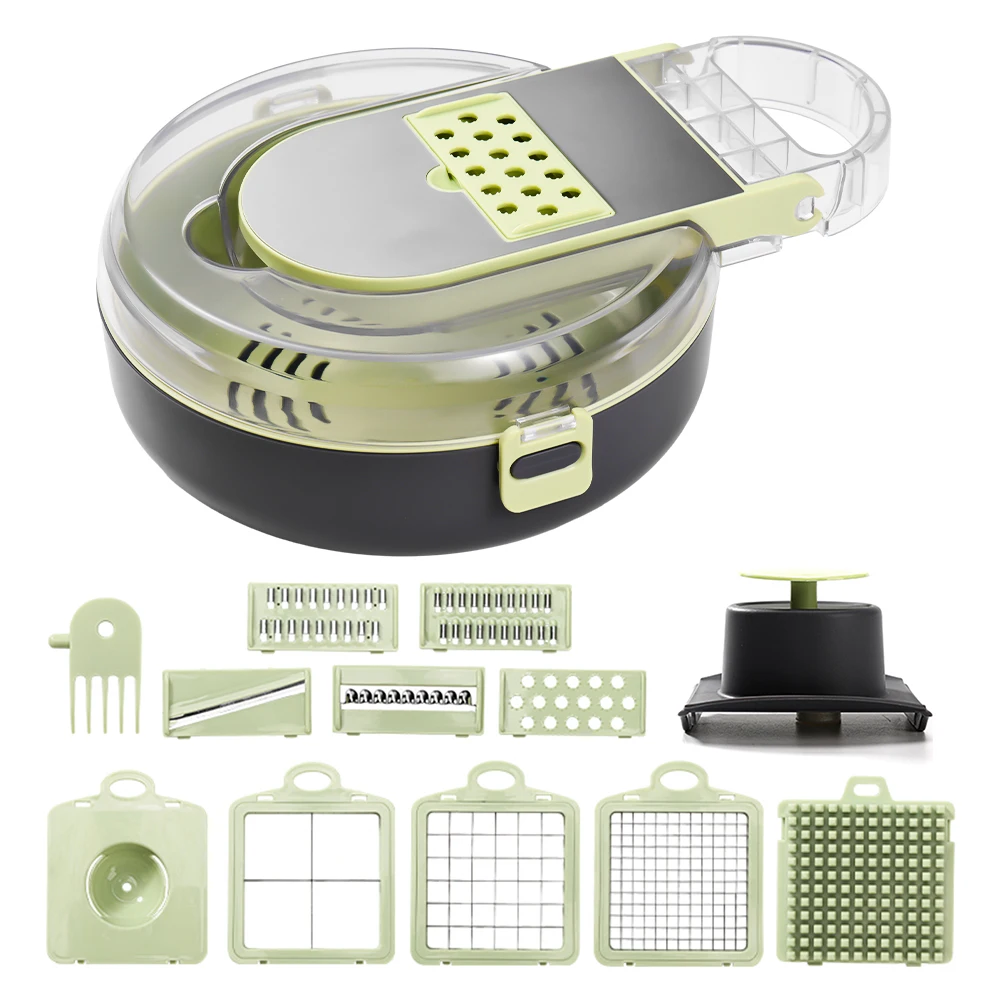 Kitchen Gadgets Save Time - Hachoir à légumes avec récipient multifonctionnel