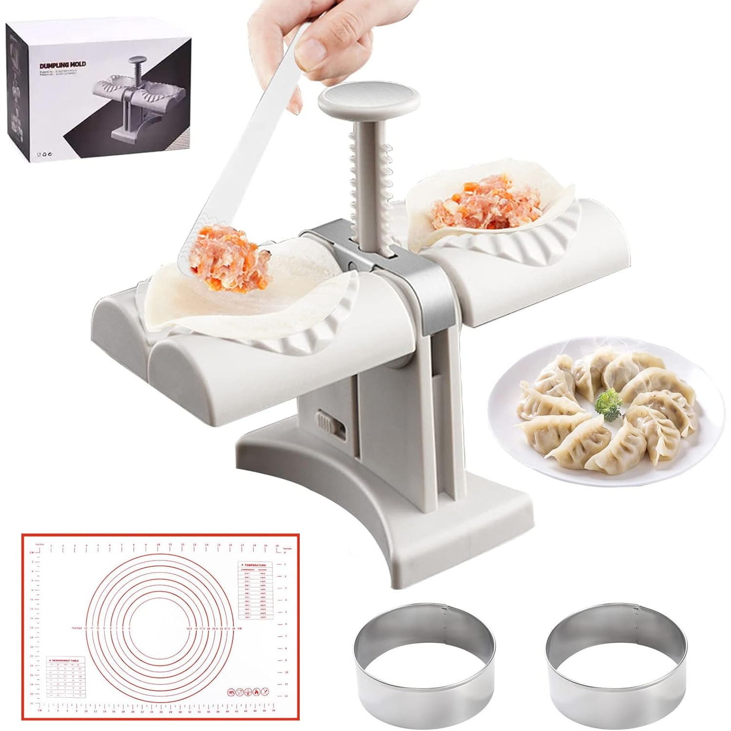 Kitchen Gadgets Machine - Machine à raviolis automatique à double