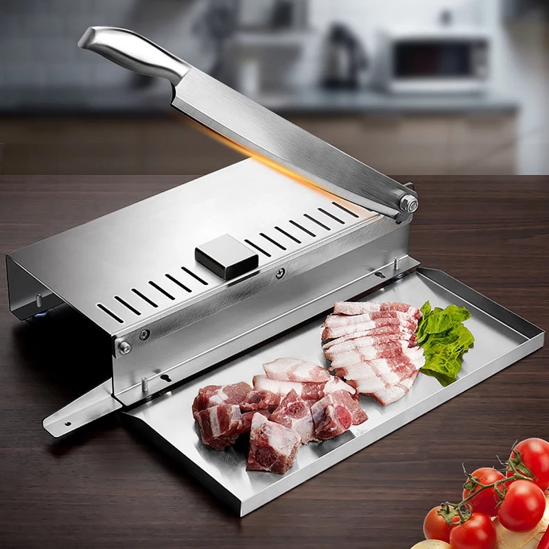 Kitchen Gadgets Machine - Trancheuse d'agneau manuelle domestique commerciale, coupe-rouleaux