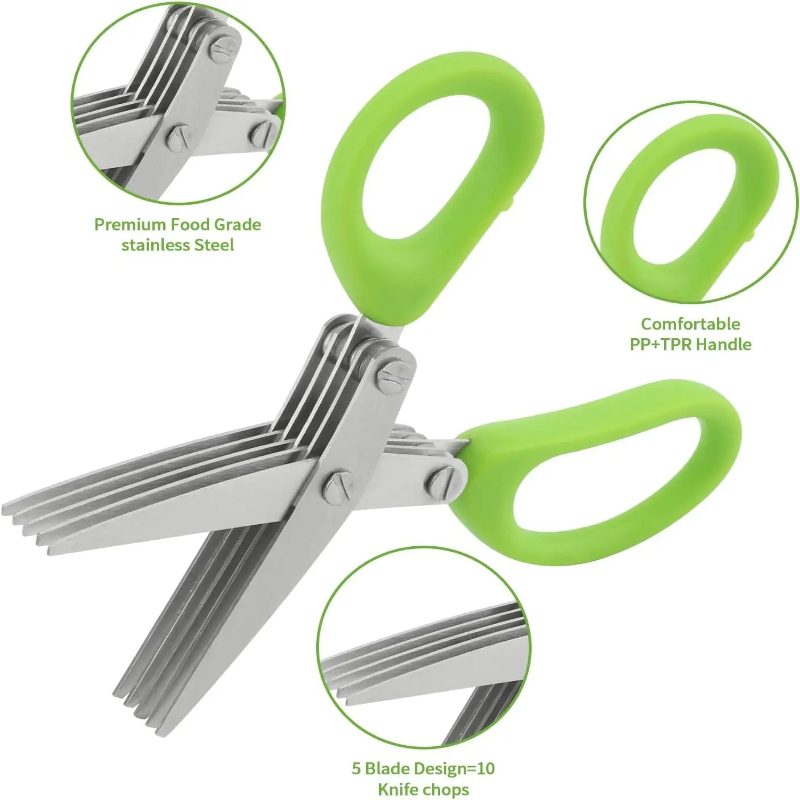 Ciseaux à herbes pour gagner d - Kitchen Gadgets Save Time avis et prix