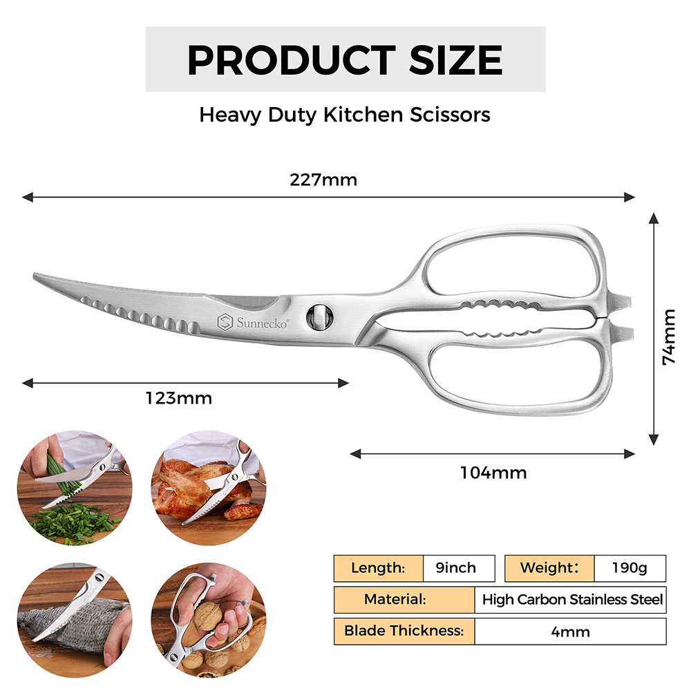 Sunnecko – ciseaux de cuisine  - Kitchen Gadgets Cool avis et prix