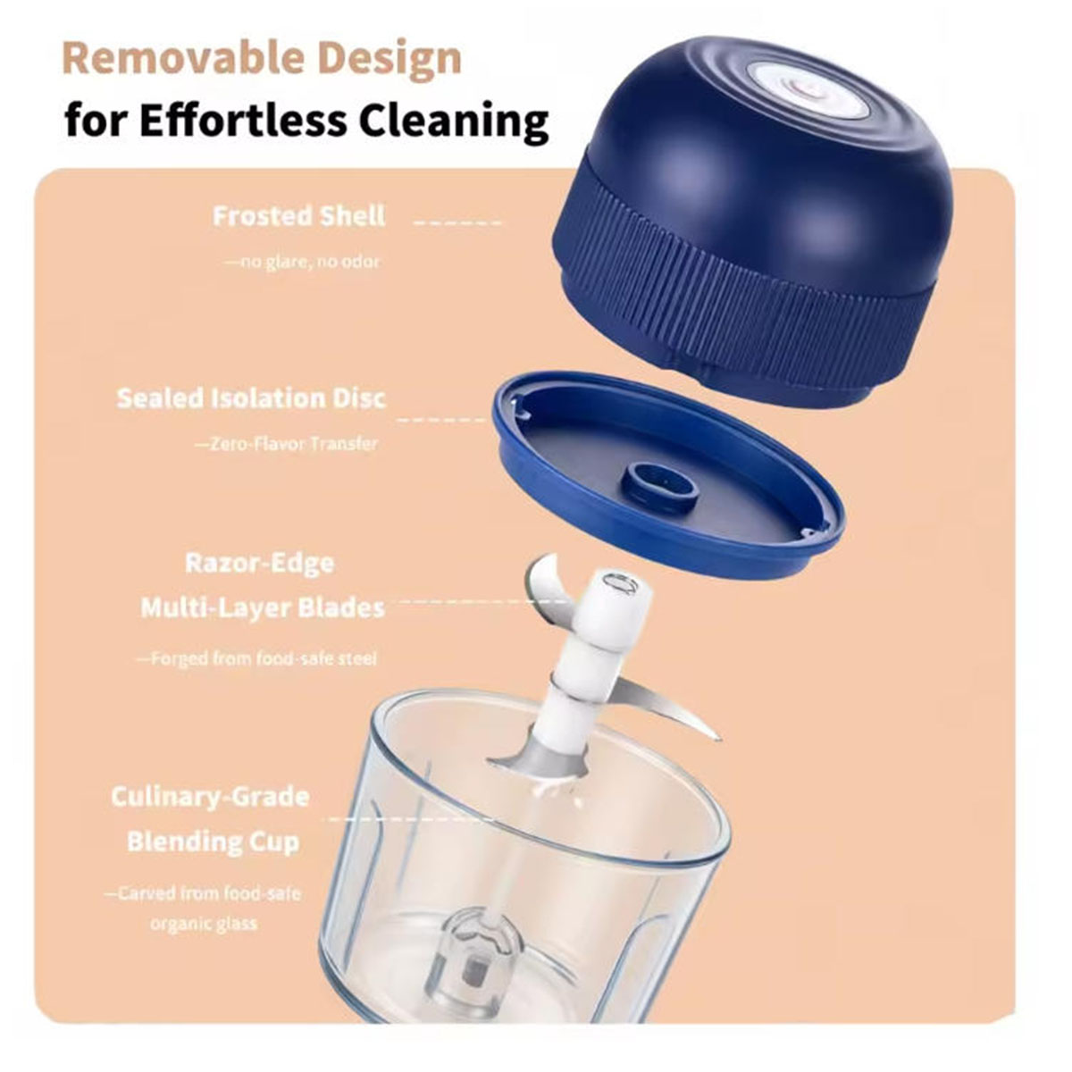 Hachoir à ail électrique 1 piè - Kitchen Gadgets Cool avis et prix