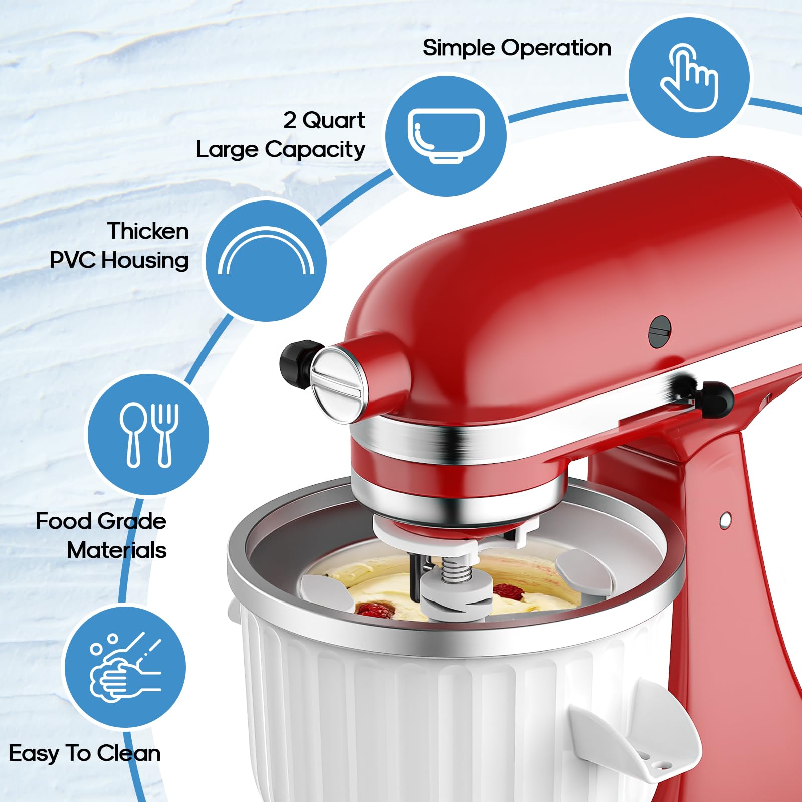 Accessoire pour machine à crèm - Kitchen Gadgets Machine avis et prix