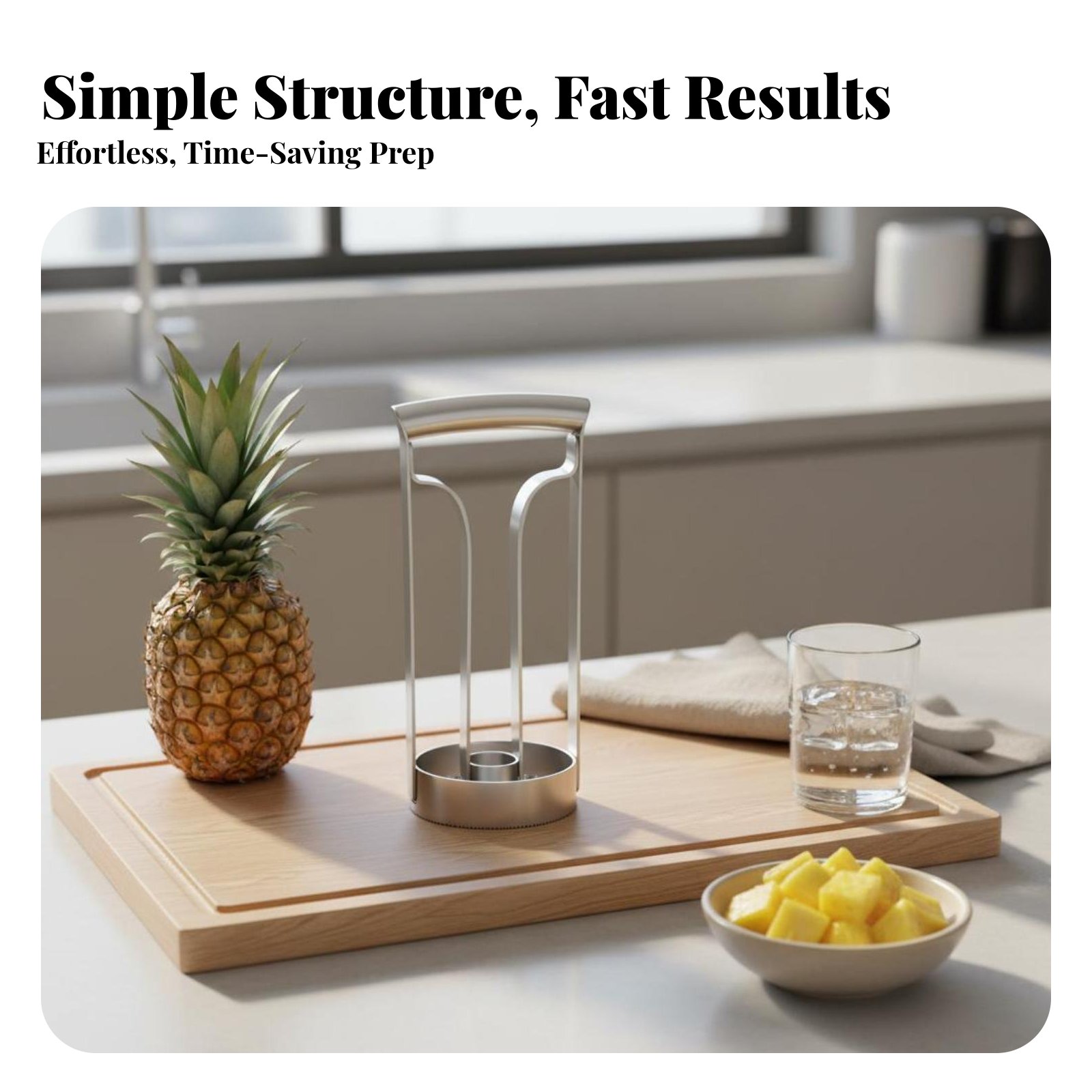 Coupe-ananas en acier inoxydab - Kitchen Gadgets Save Time avis et prix