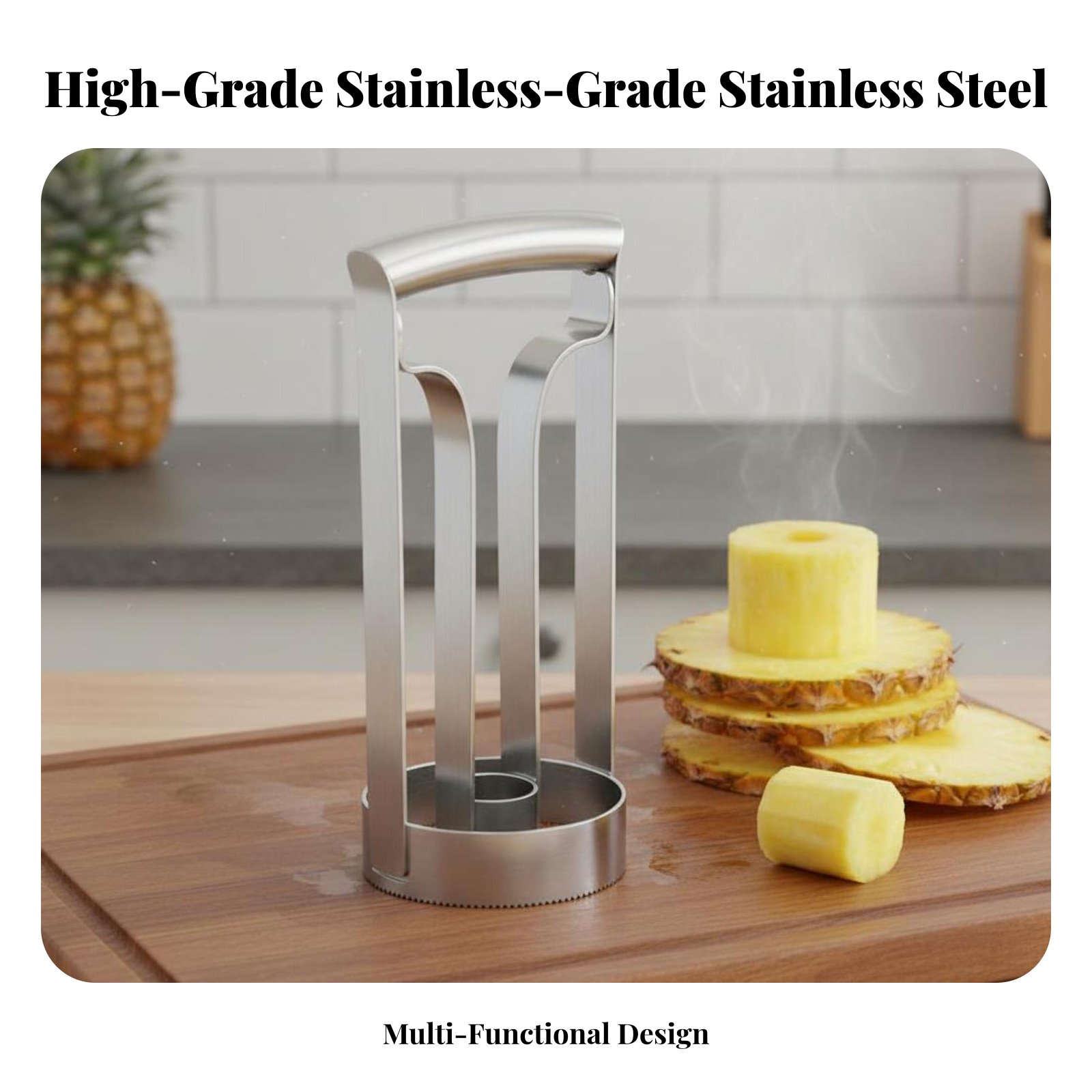 Coupe-ananas en acier inoxydab - Kitchen Gadgets Save Time avis et prix